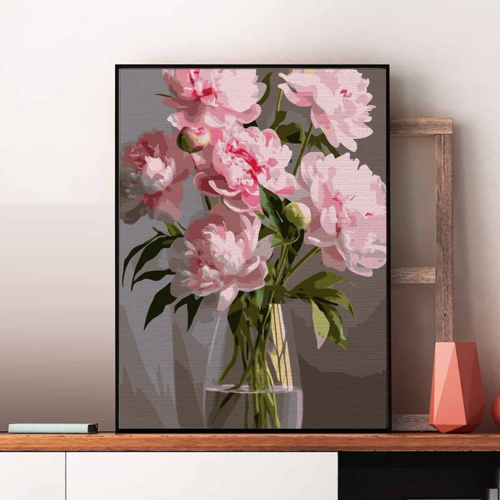 Bujori de neuitat (Unforgettable peonies) - Pictură pe numere - 1 | YEO