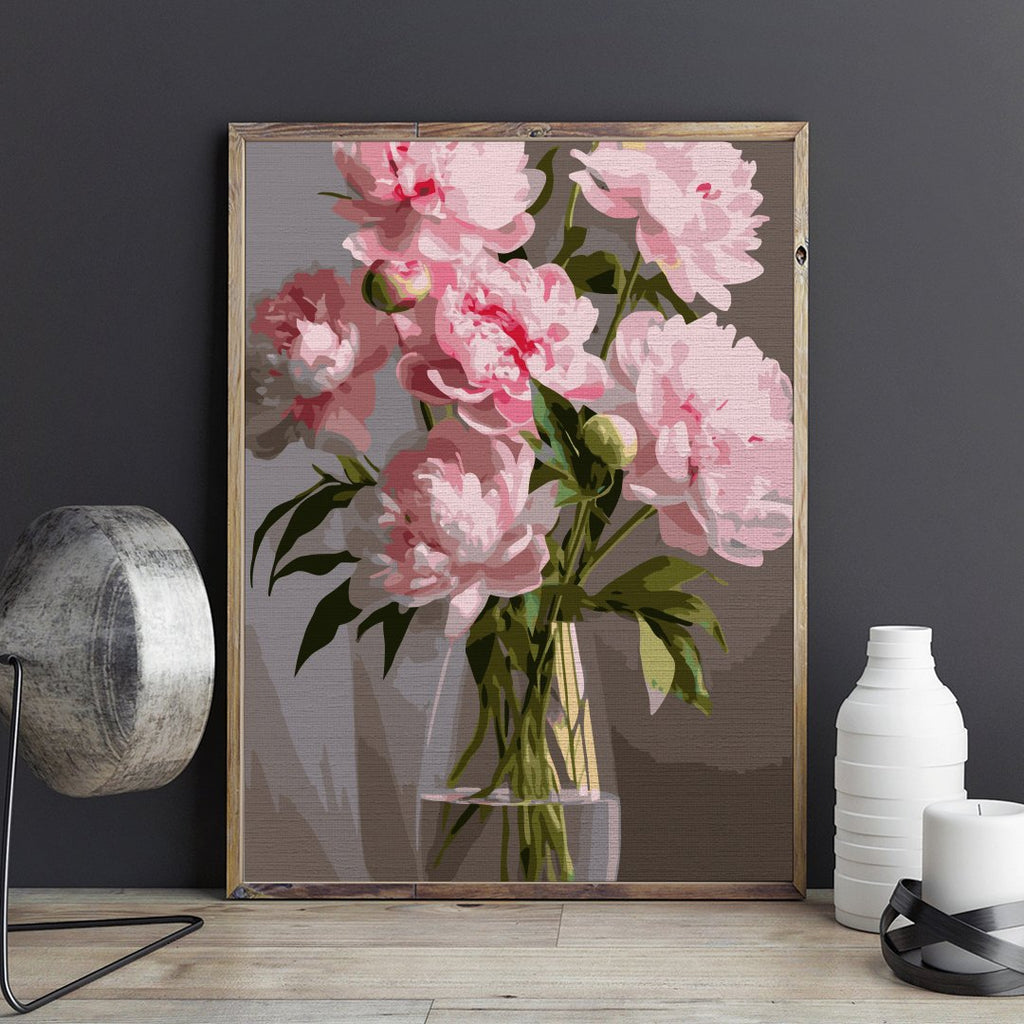 Bujori de neuitat (Unforgettable peonies) - Pictura pe numere