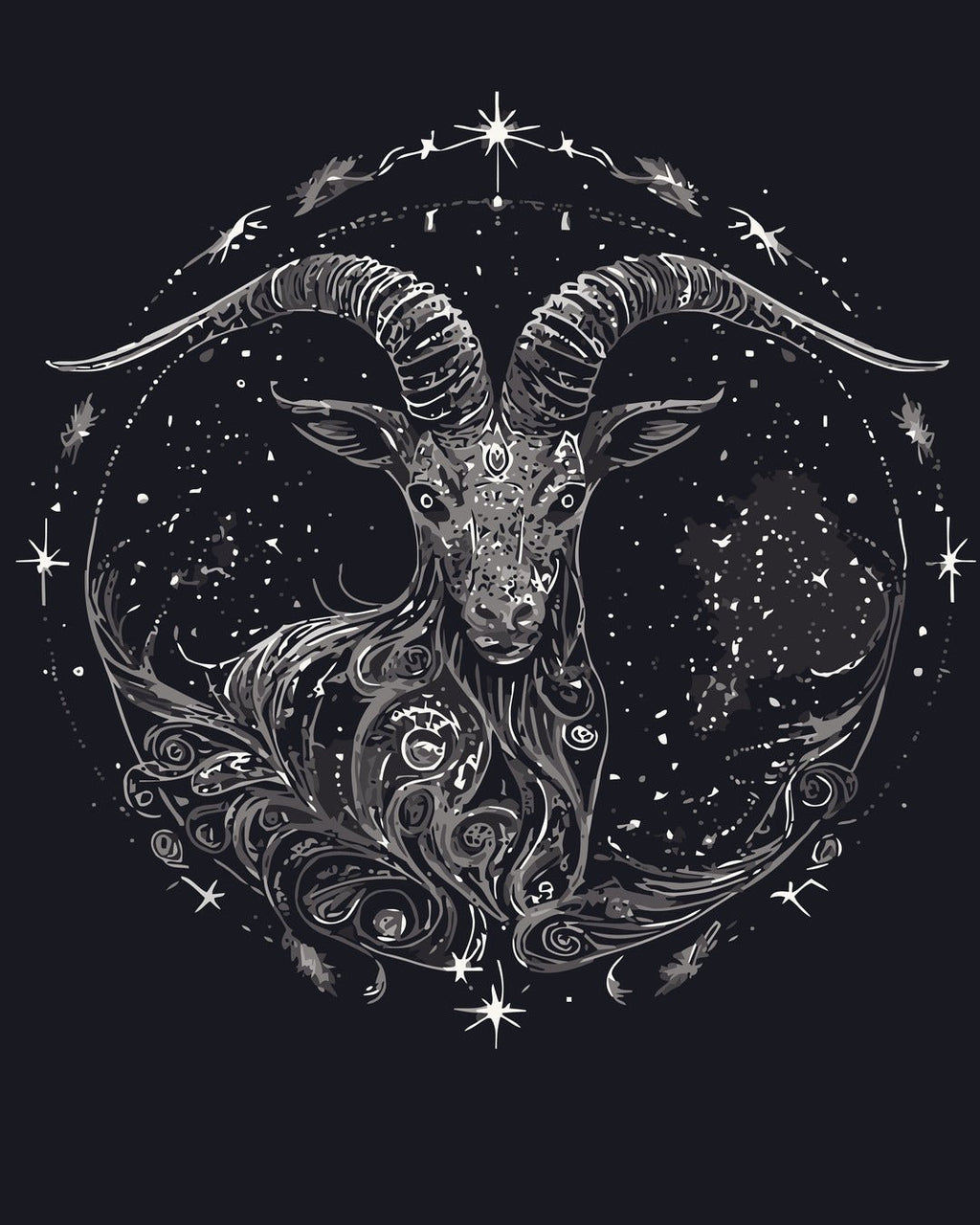 Capricorn - Pictură pe numere - 3 | YEO