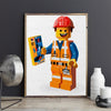 Constructor (Legoman Builder) - Pictură pe numere