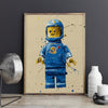 Cosmonaut (Lego spaceman) - Pictură pe numere