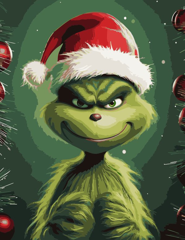 Grinch - Pictură pe numere - 4 | YEO