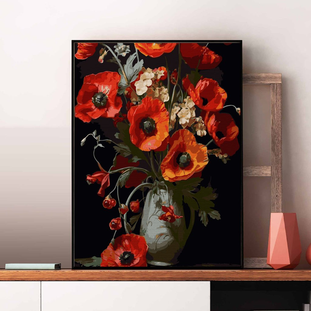 Maci speciali (Special poppies) - Pictură pe numere - 1 | YEO