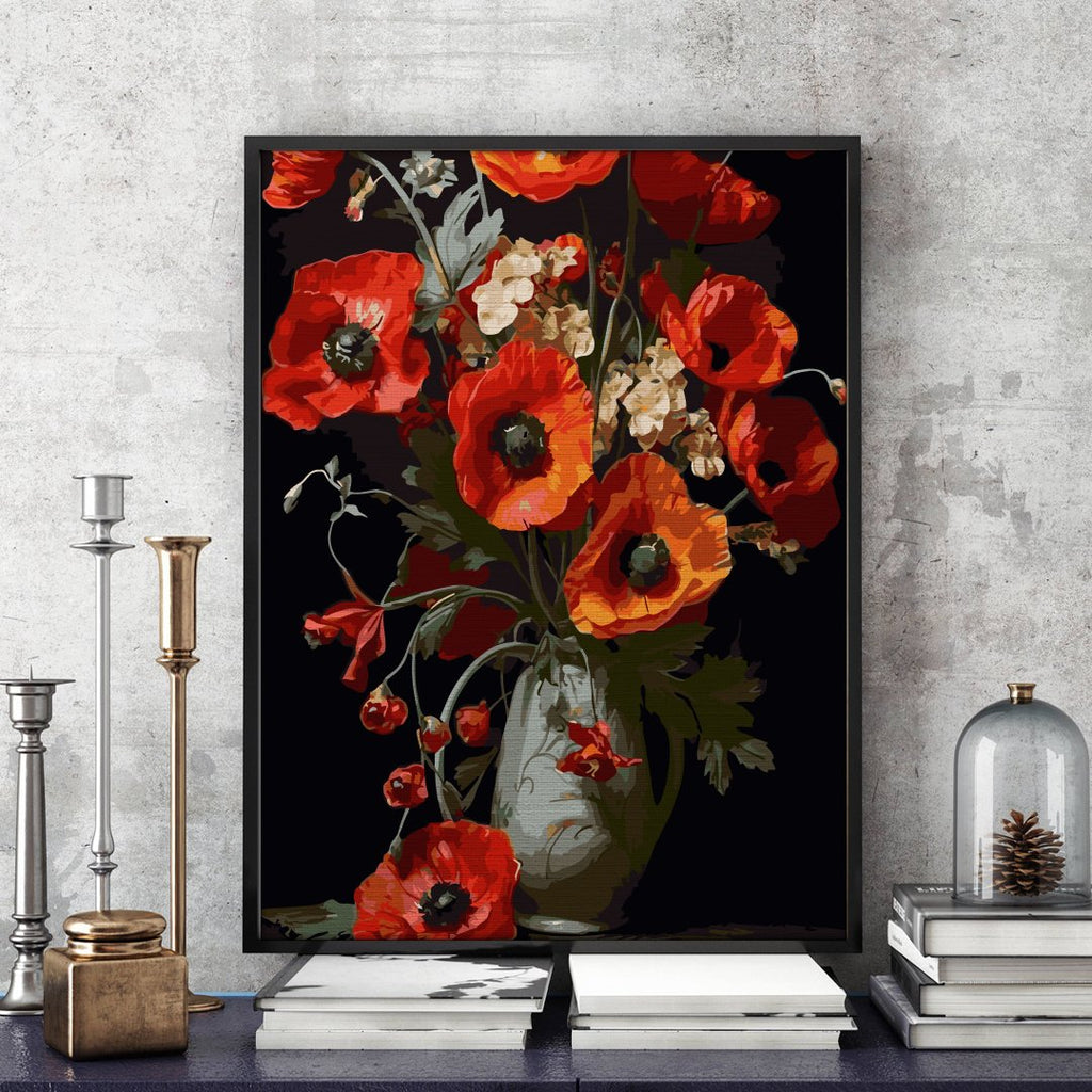 Maci speciali (Special poppies) - Pictură pe numere - 2 | YEO