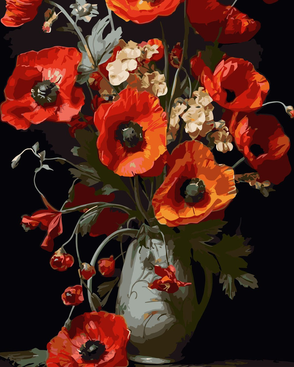 Maci speciali (Special poppies) - Pictură pe numere - 3 | YEO