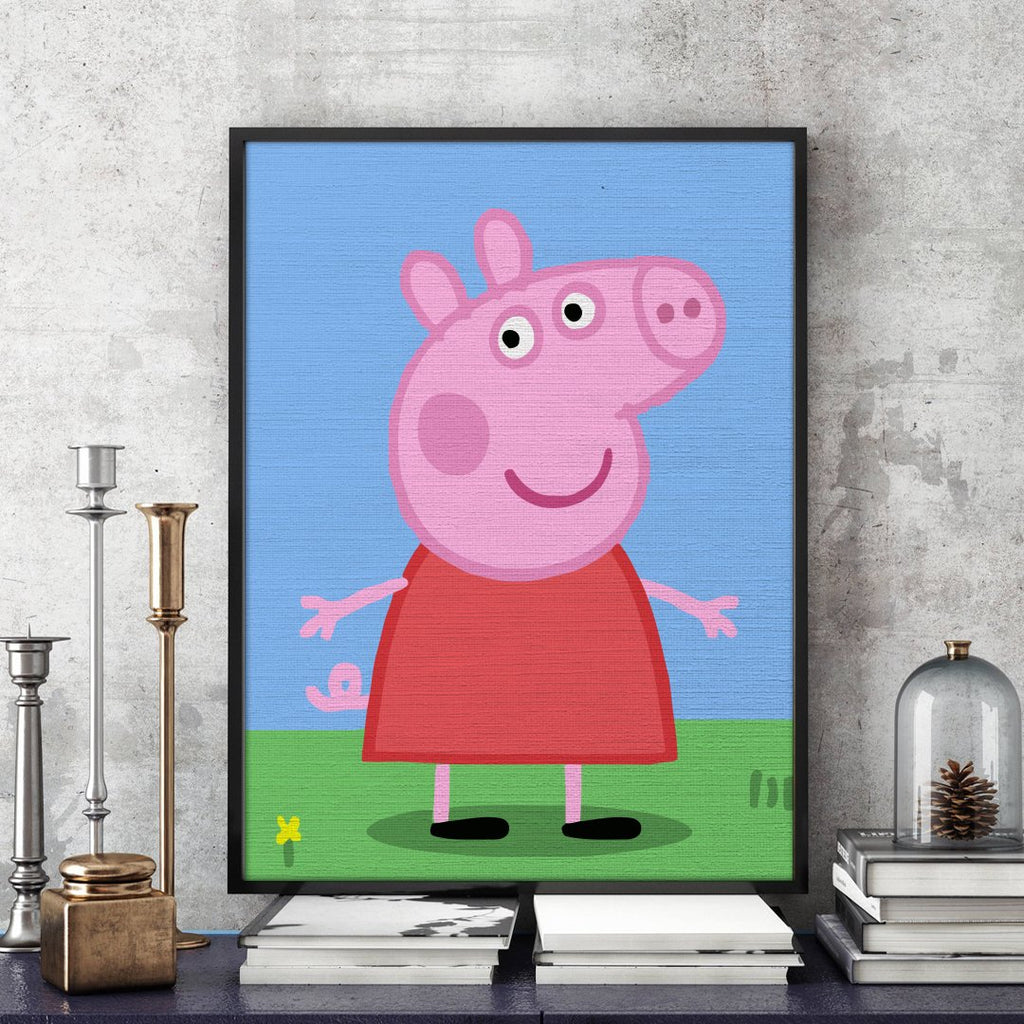 Purcelușa Peppa (Peppa Pig)- Pictură pe numere - 2 | YEO