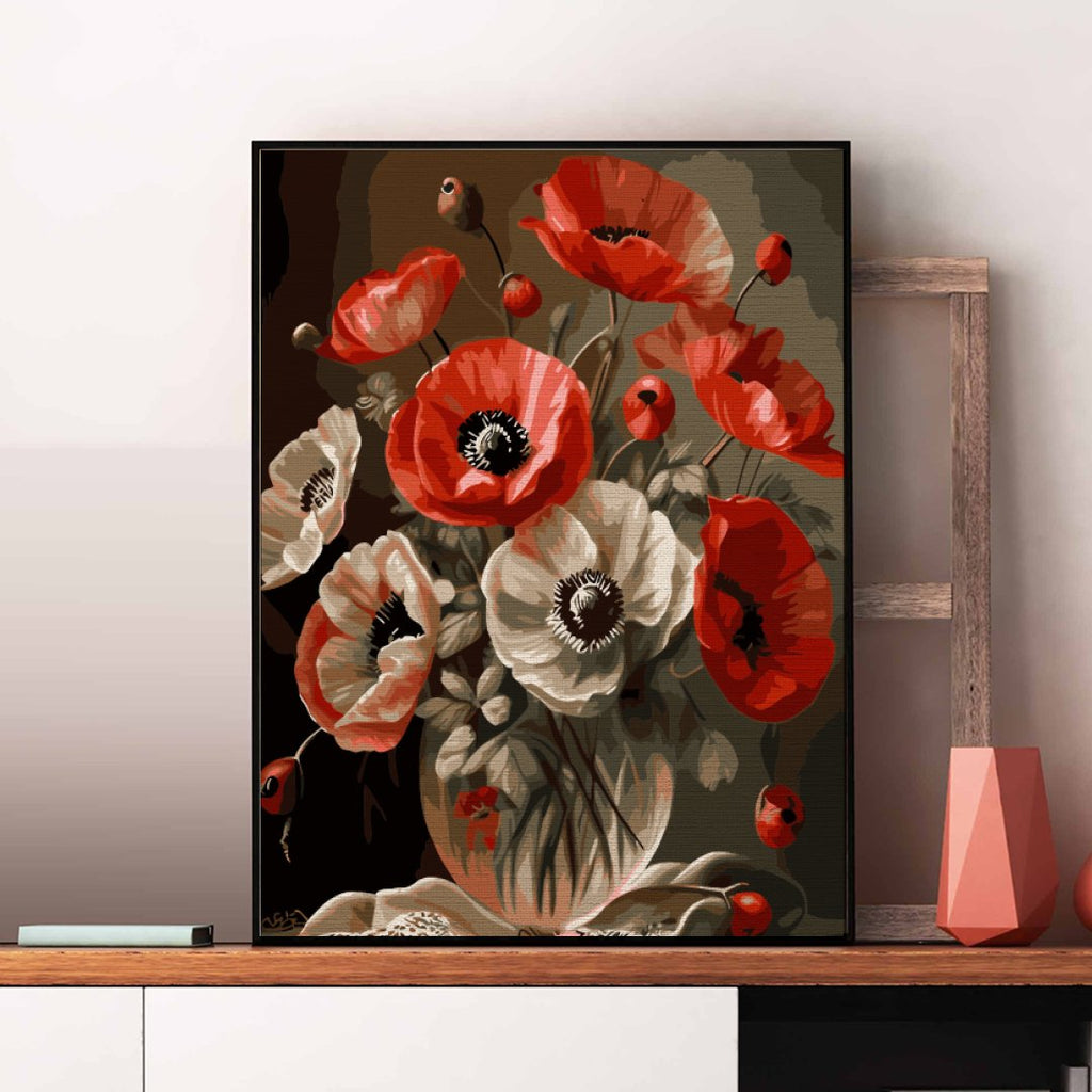 Splendoarea macilor (Poppy Splendor) - Pictură pe numere