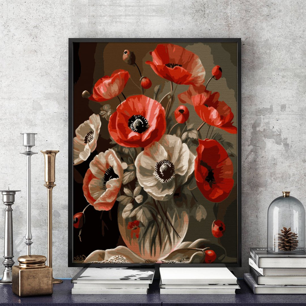 Splendoarea macilor (Poppy Splendor) - Pictură pe numere - 1 | YEO