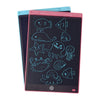 Tabletă LCD de desen pentru copii, ecran 10 inch, stilou inclus, roz/albastru, 26 cm