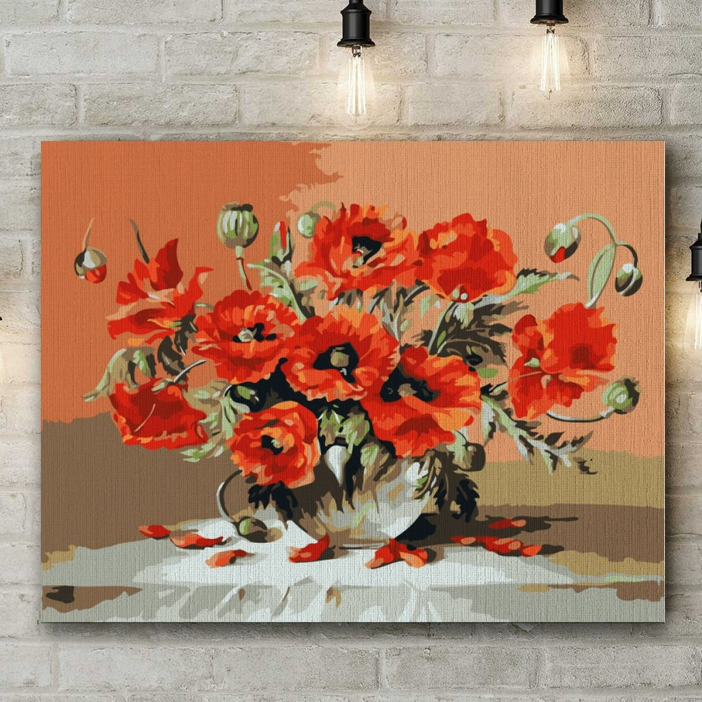 Artistic Poppies - Pictură pe numere - 2 | YEO