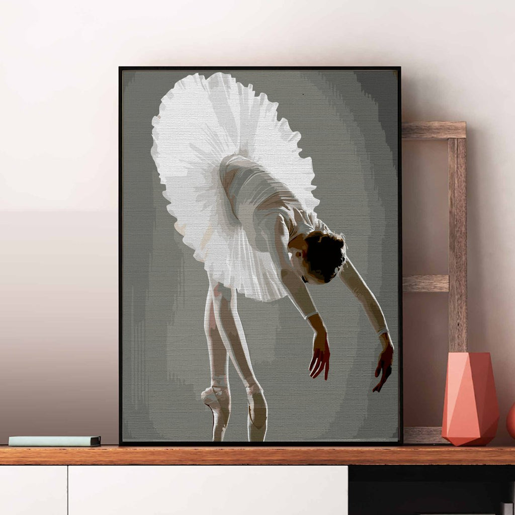 Ballerina bow - Pictură pe numere - 1 | YEO