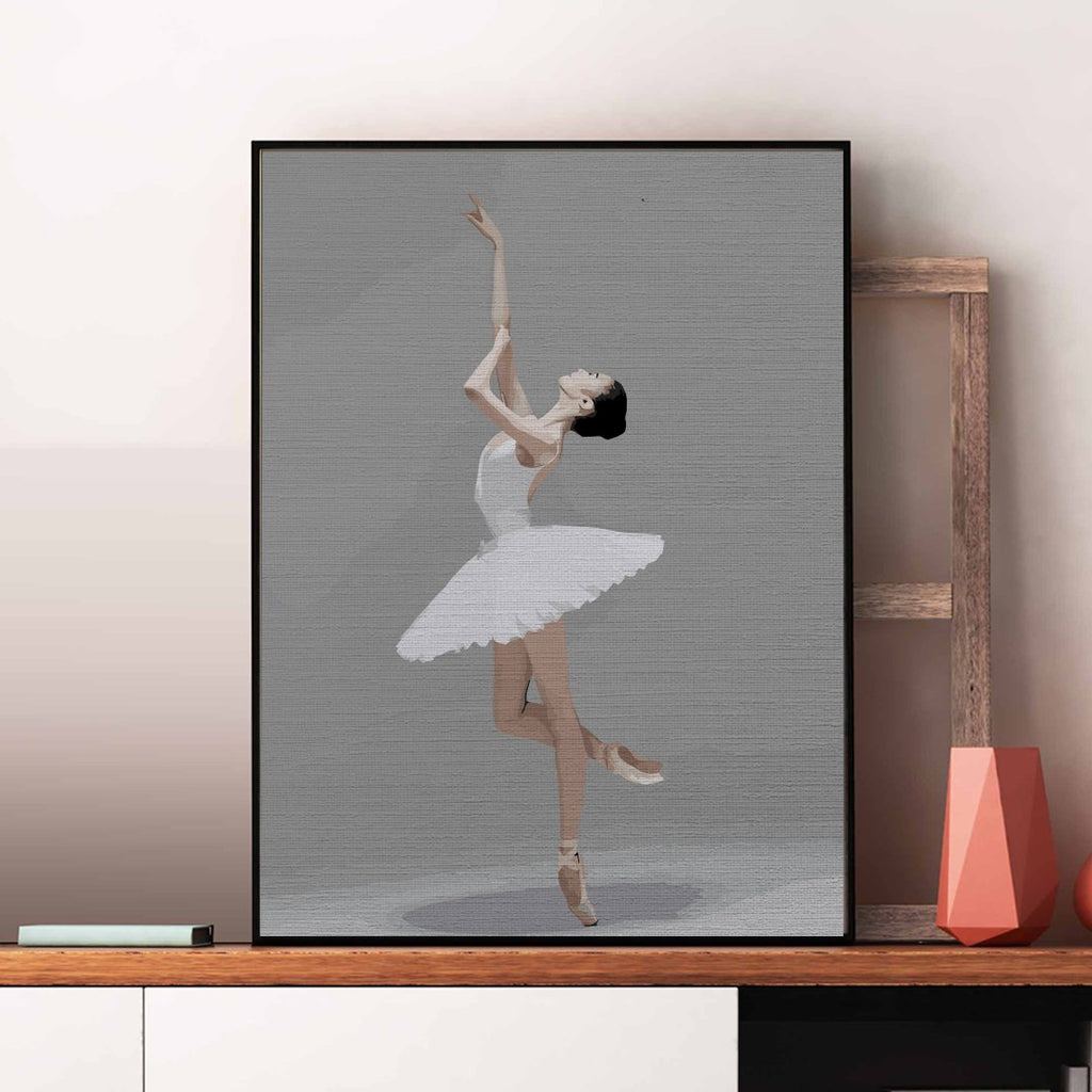 Ballerina pose - Pictură pe numere - 1 | YEO