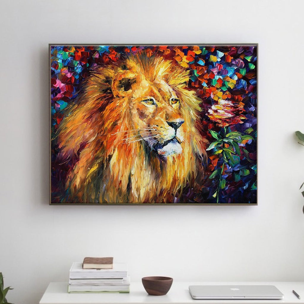 Beautiful Lion - Pictură pe numere