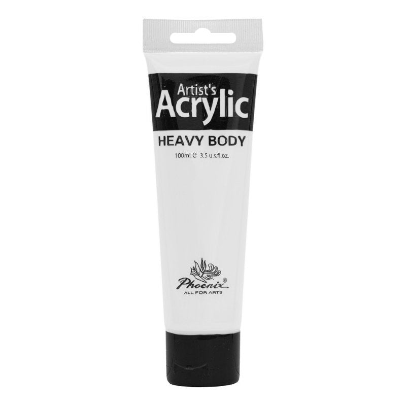 Culoare acrilică, bază de rășină acrilică, pentru începători, uscare rapidă, 100 ml, Phoenix - 1 | YEO