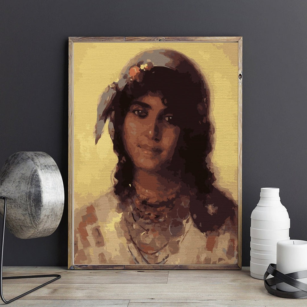 Gypsy girl (Tânăra țigancă) - Pictură pe numere