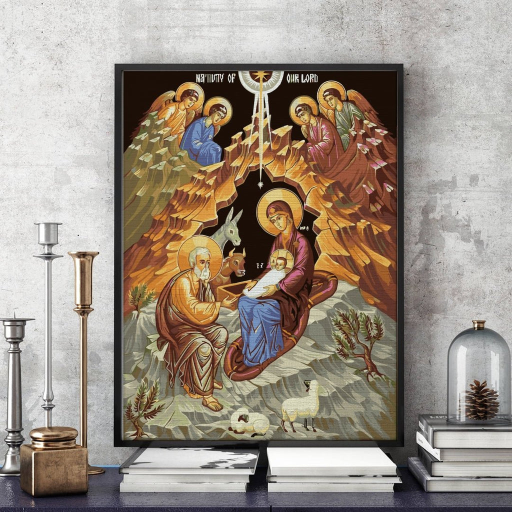 Holy birth (Nașterea Domnului) - Pictură pe numere - 2 | YEO