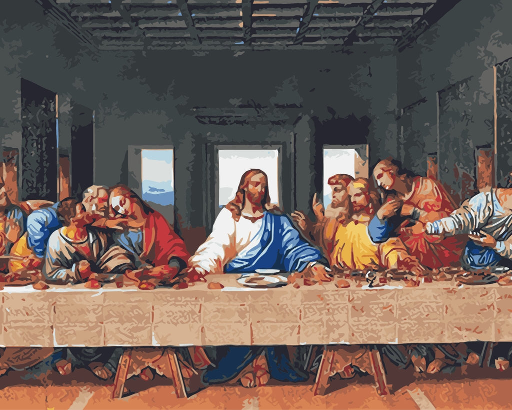 Last Supper - Pictură pe numere (Leonardo da Vinci) - 3 | YEO