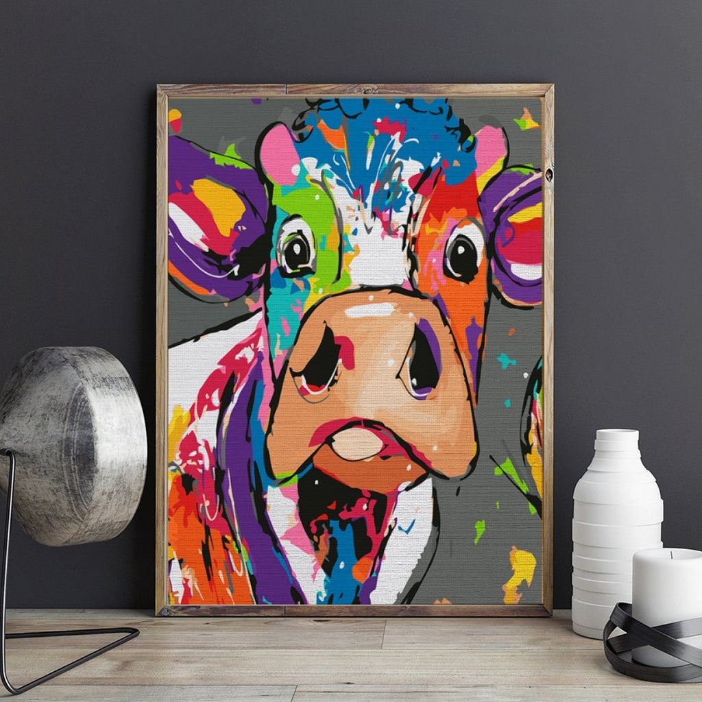 Lovely cow - Pictură pe numere - 1 | YEO