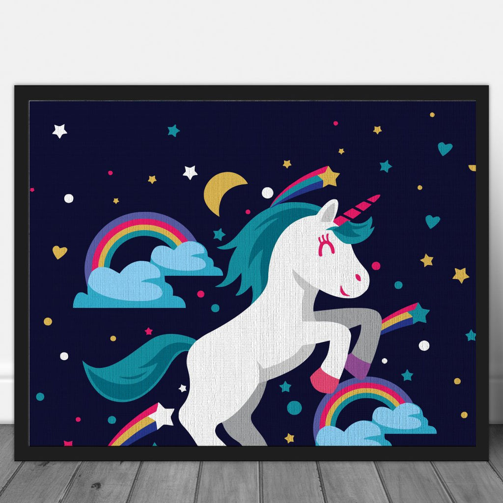 Lovely unicorn - Pictură pe numere - 1 | YEO