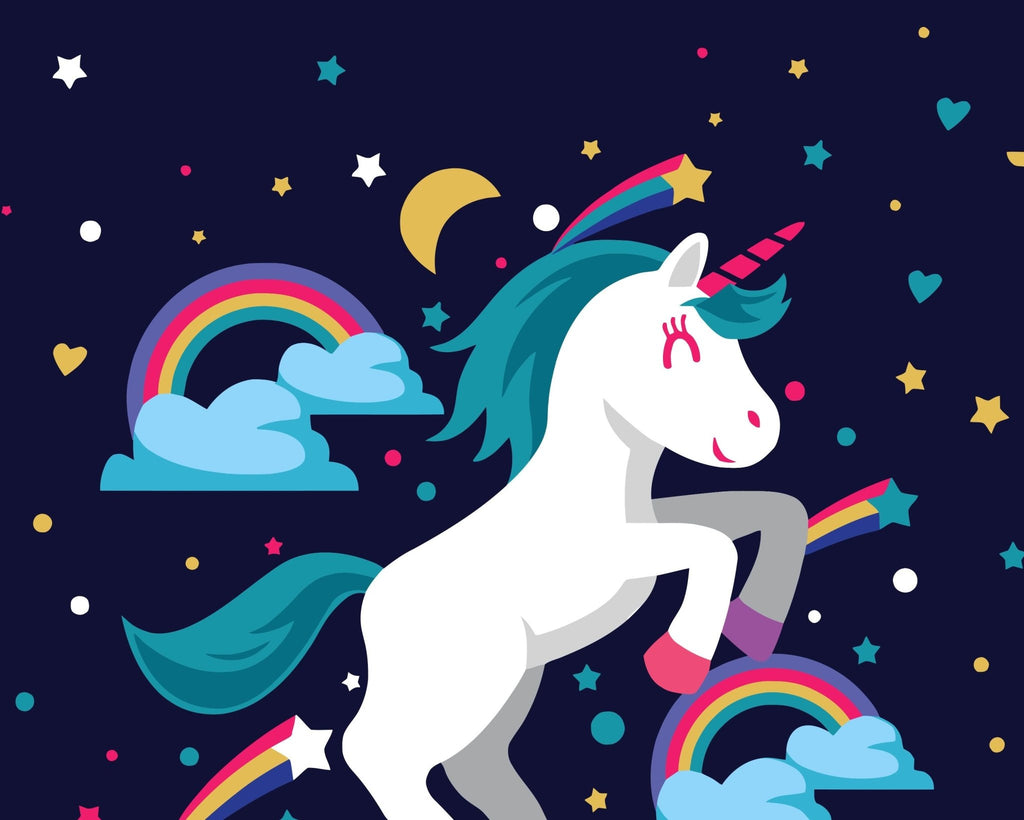 Lovely unicorn - Pictură pe numere - 3 | YEO