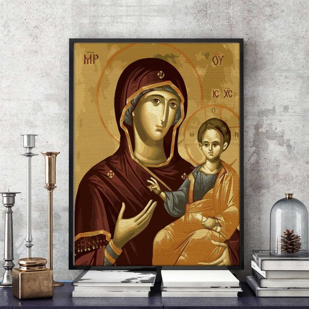 Mary and Jesus (Maria și Iisus) - Pictură pe numere - 2 | YEO