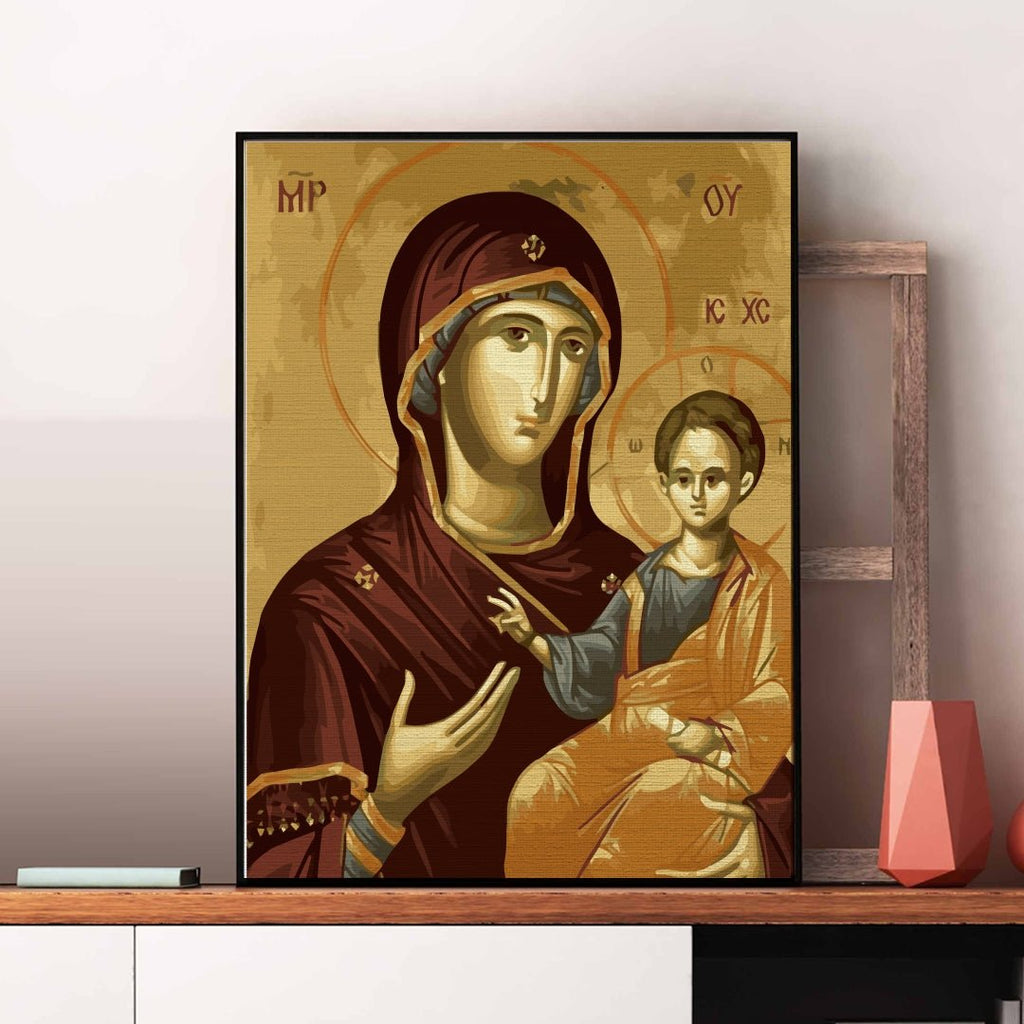 Mary and Jesus (Maria și Iisus) - Pictură pe numere - 1 | YEO