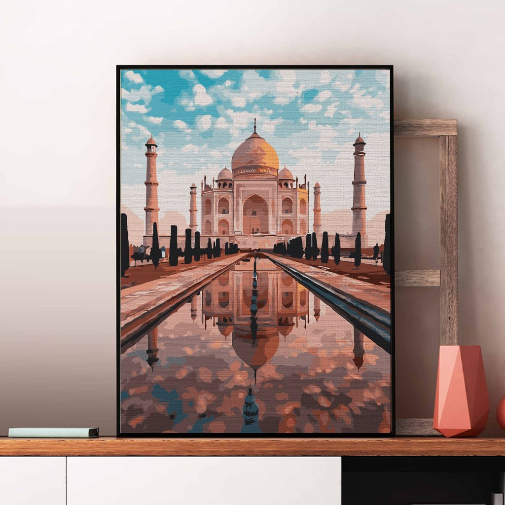 Miraculous Taj Mahal - Pictură pe numere - 1 | YEO