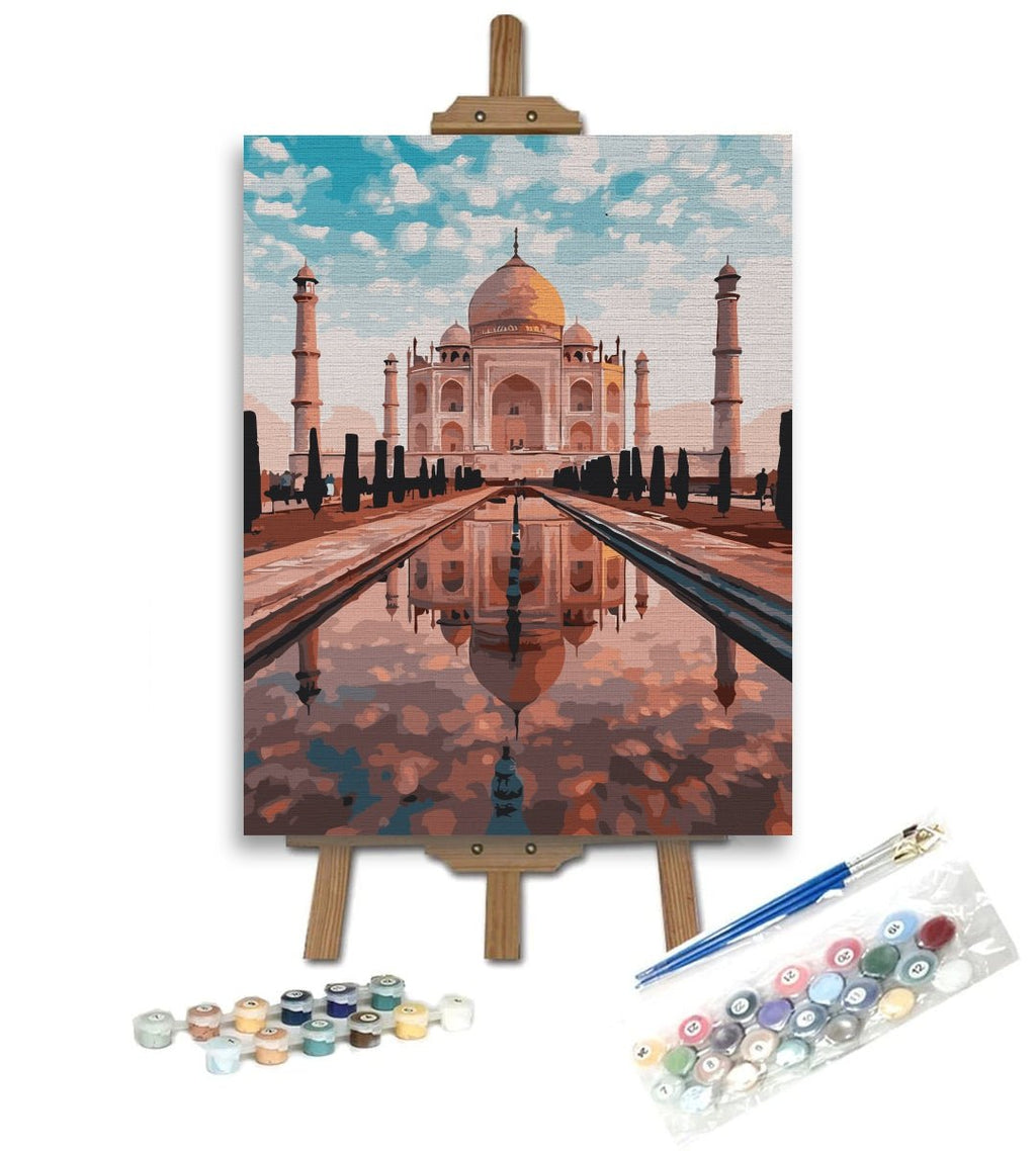 Miraculous Taj Mahal - Pictură pe numere - 3 | YEO