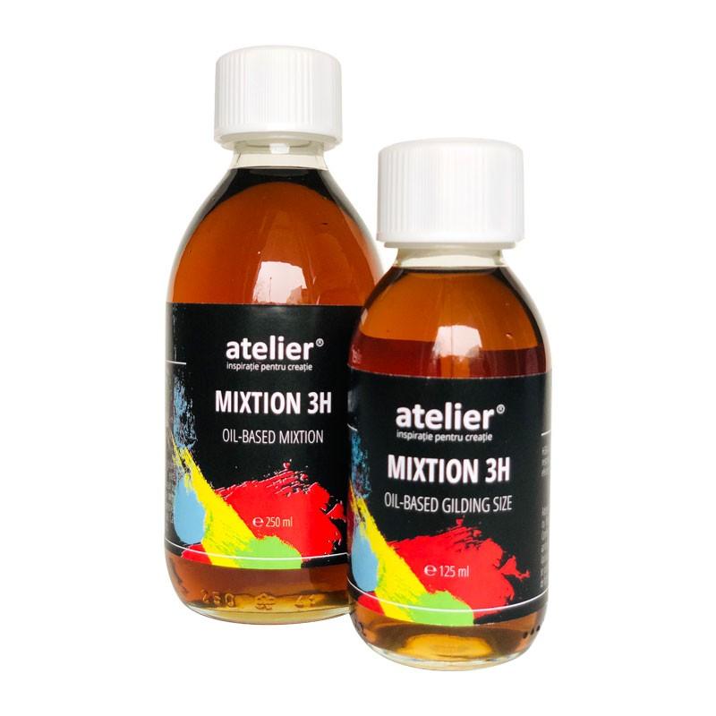 Mixtion ulei, 3 ore, culoare ambră, 125 ml, 250 ml, Atelier