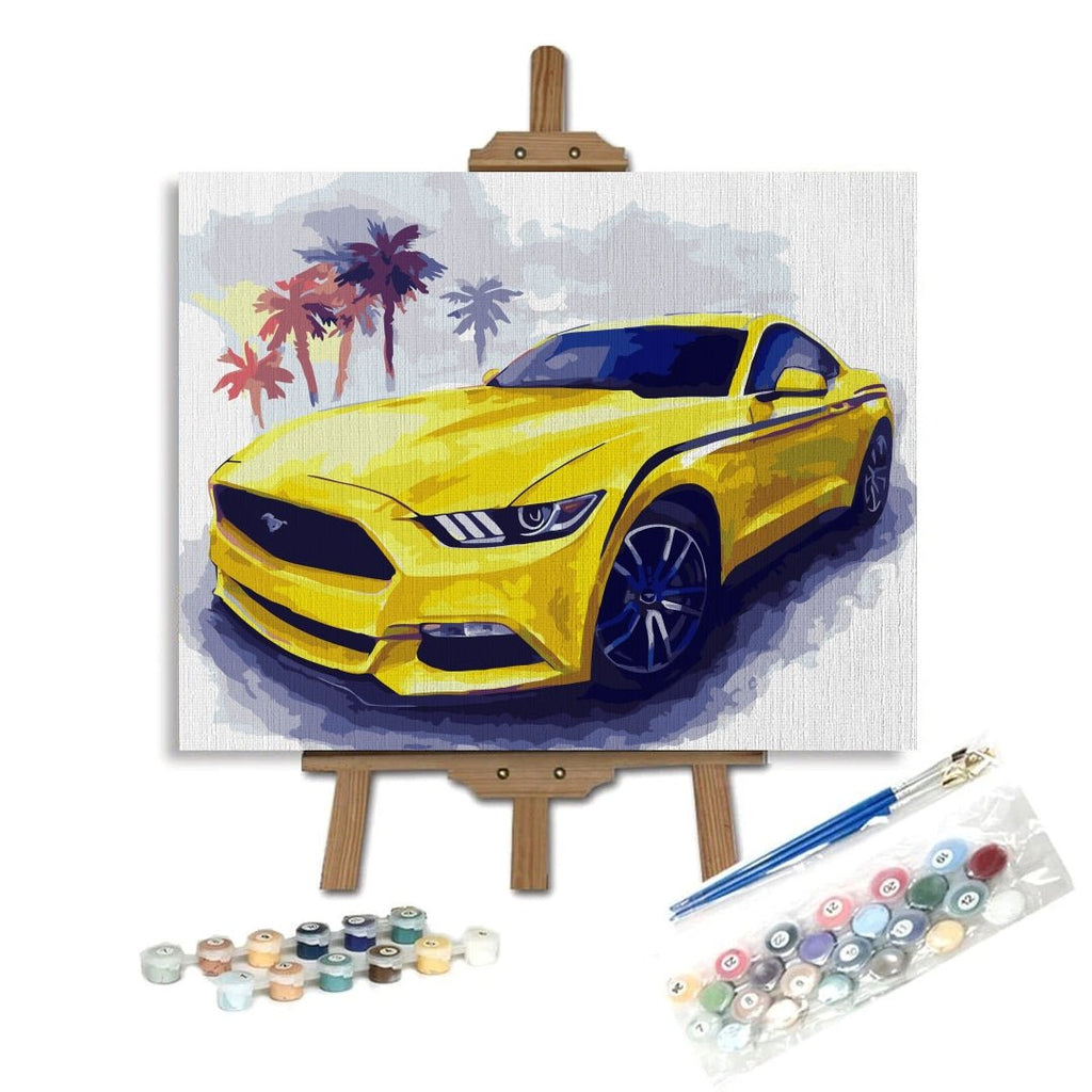 Mustang - Pictură pe numere - 3 | YEO