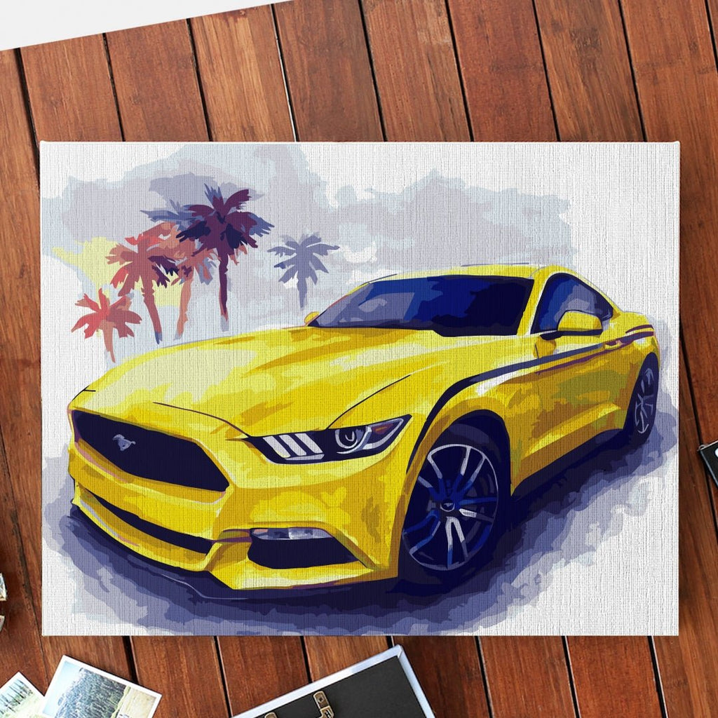 Mustang - Pictură pe numere - 2 | YEO