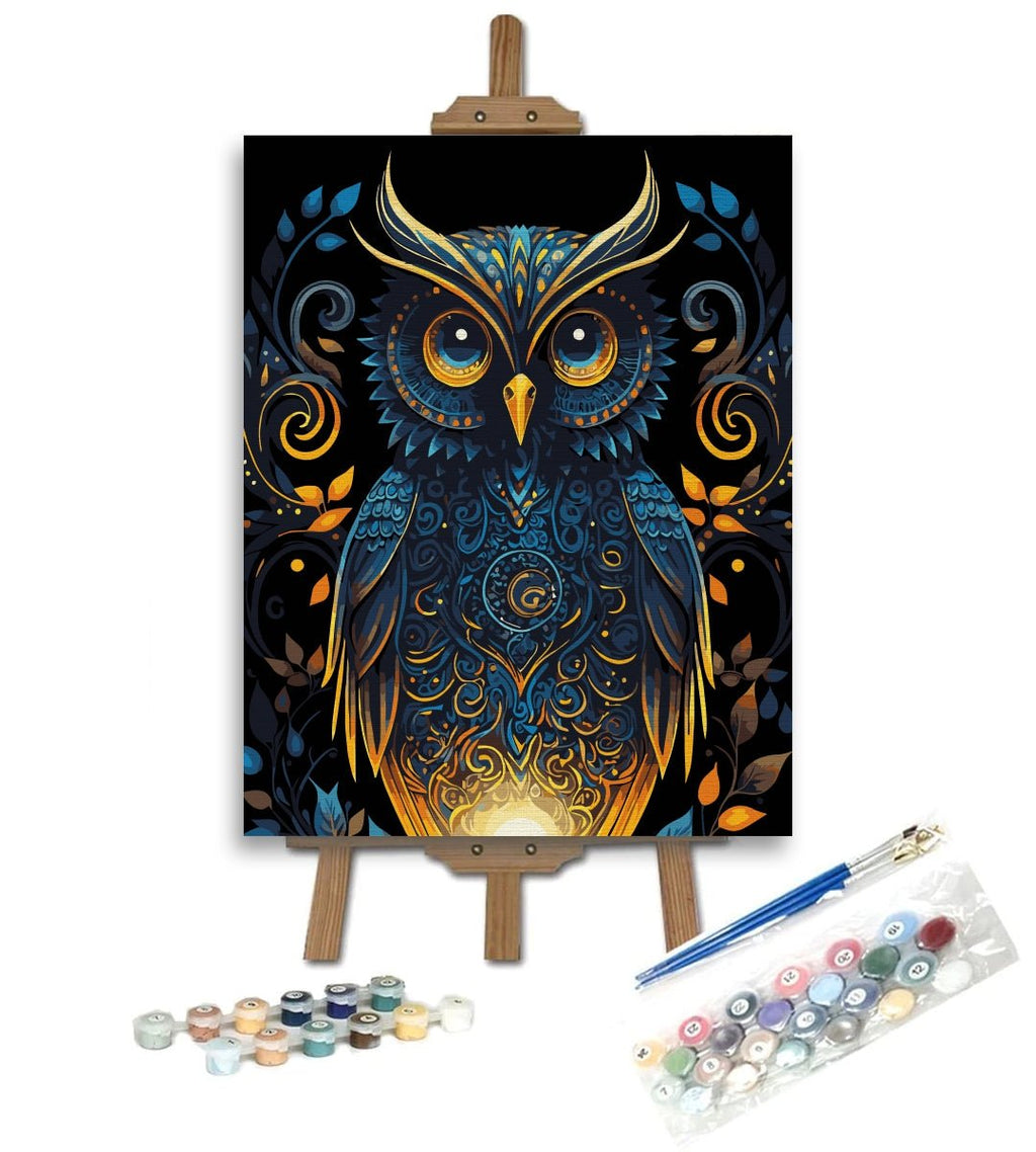 Mystical owl - Pictură pe numere - 3 | YEO