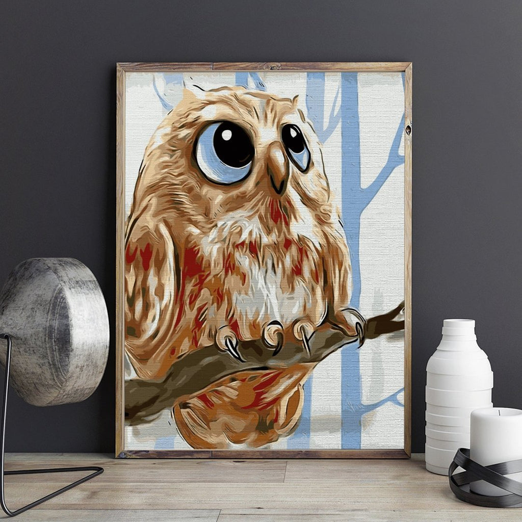 Owl Look - Pictură pe numere - 2 | YEO