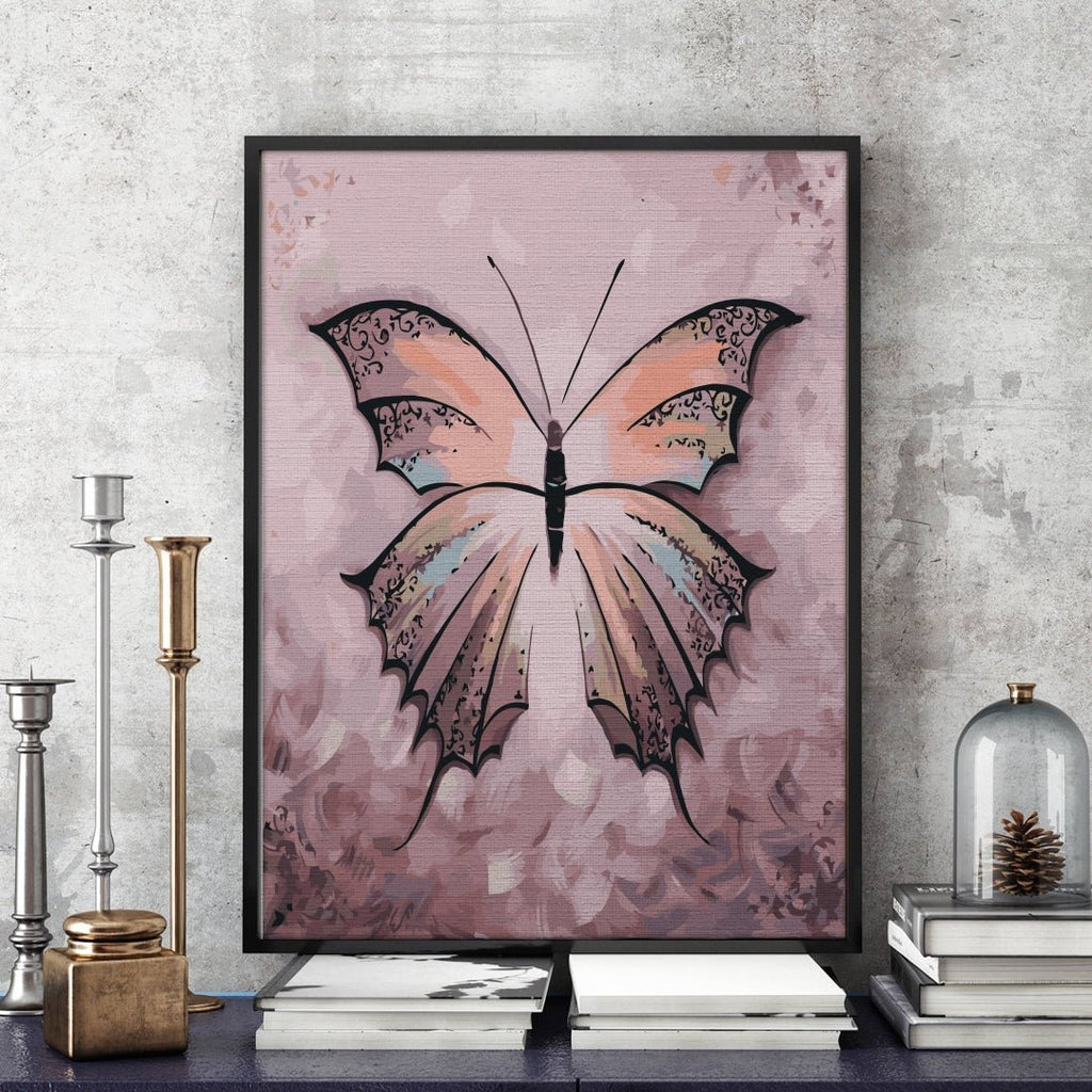 Powerful butterfly - Pictură pe numere - 2 | YEO