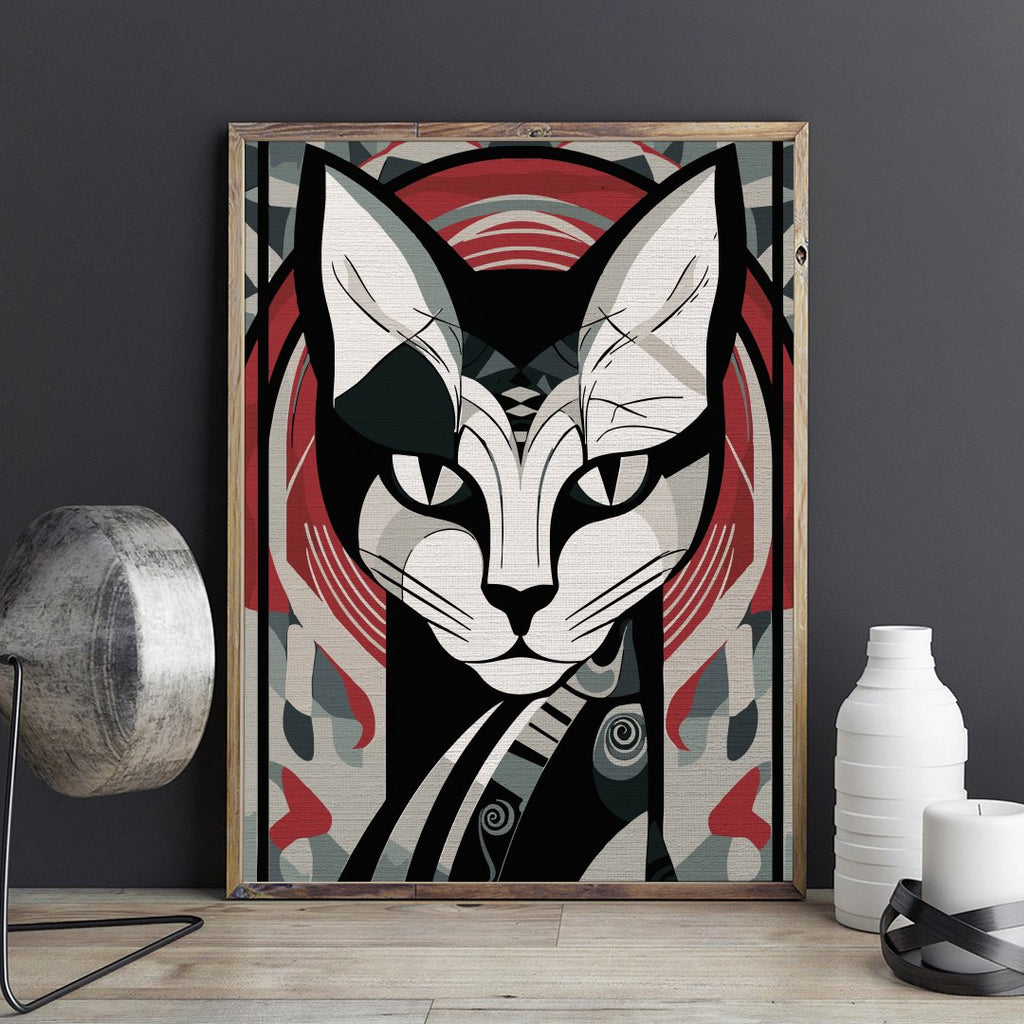 Samurai Cat - Pictură pe numere - 2 | YEO