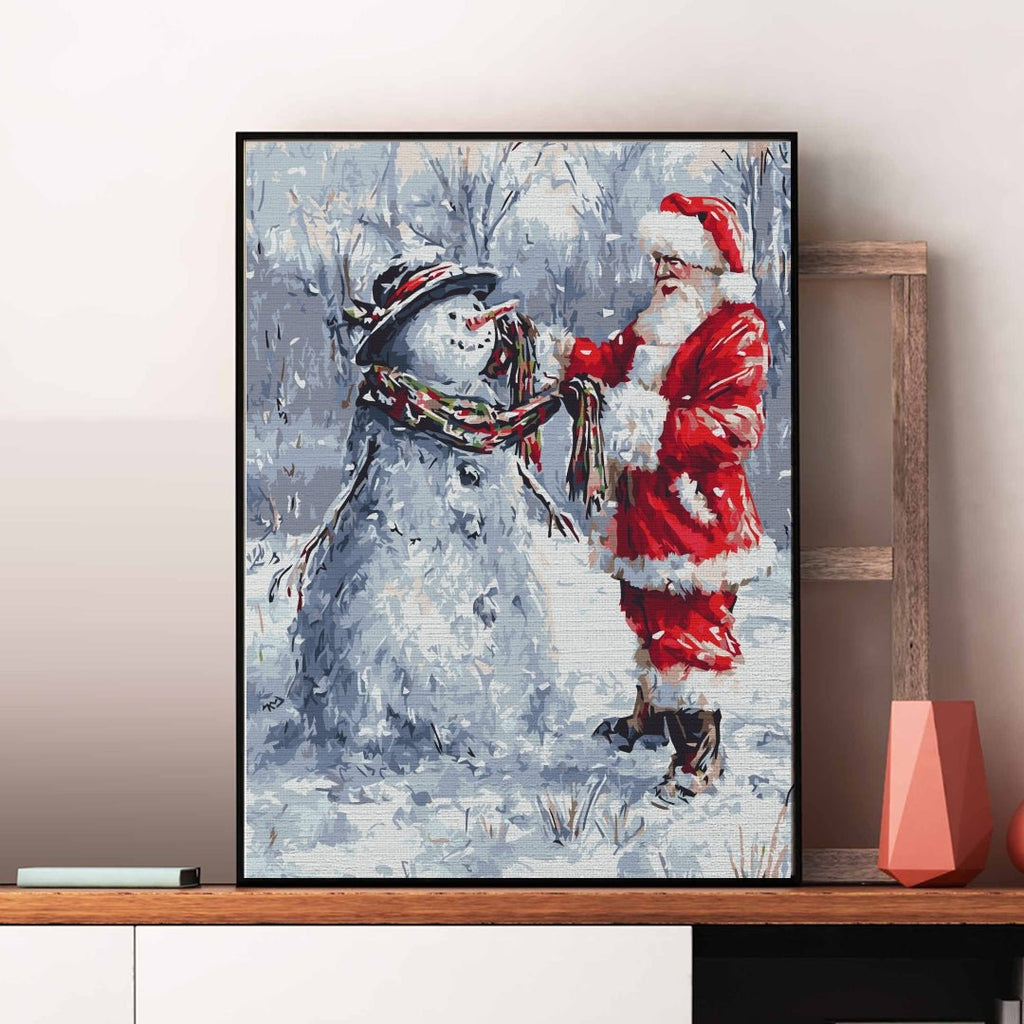 Santa\'s friend - Pictură pe numere la - 1 | YEO