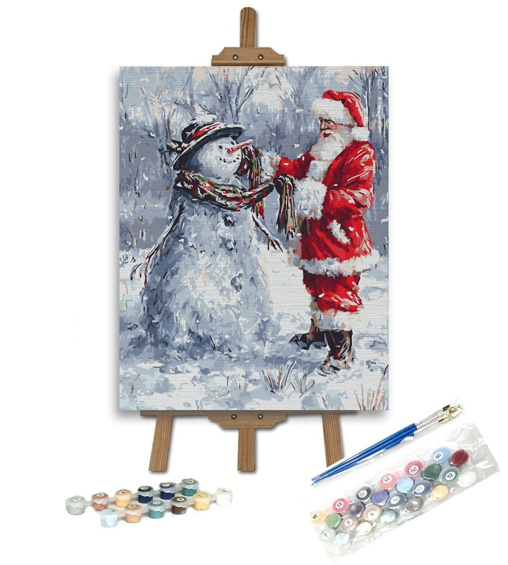 Santa\'s friend - Pictură pe numere la - 3 | YEO