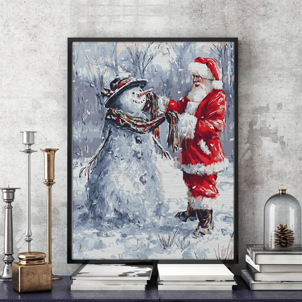 Santa\'s friend - Pictură pe numere la - 2 | YEO