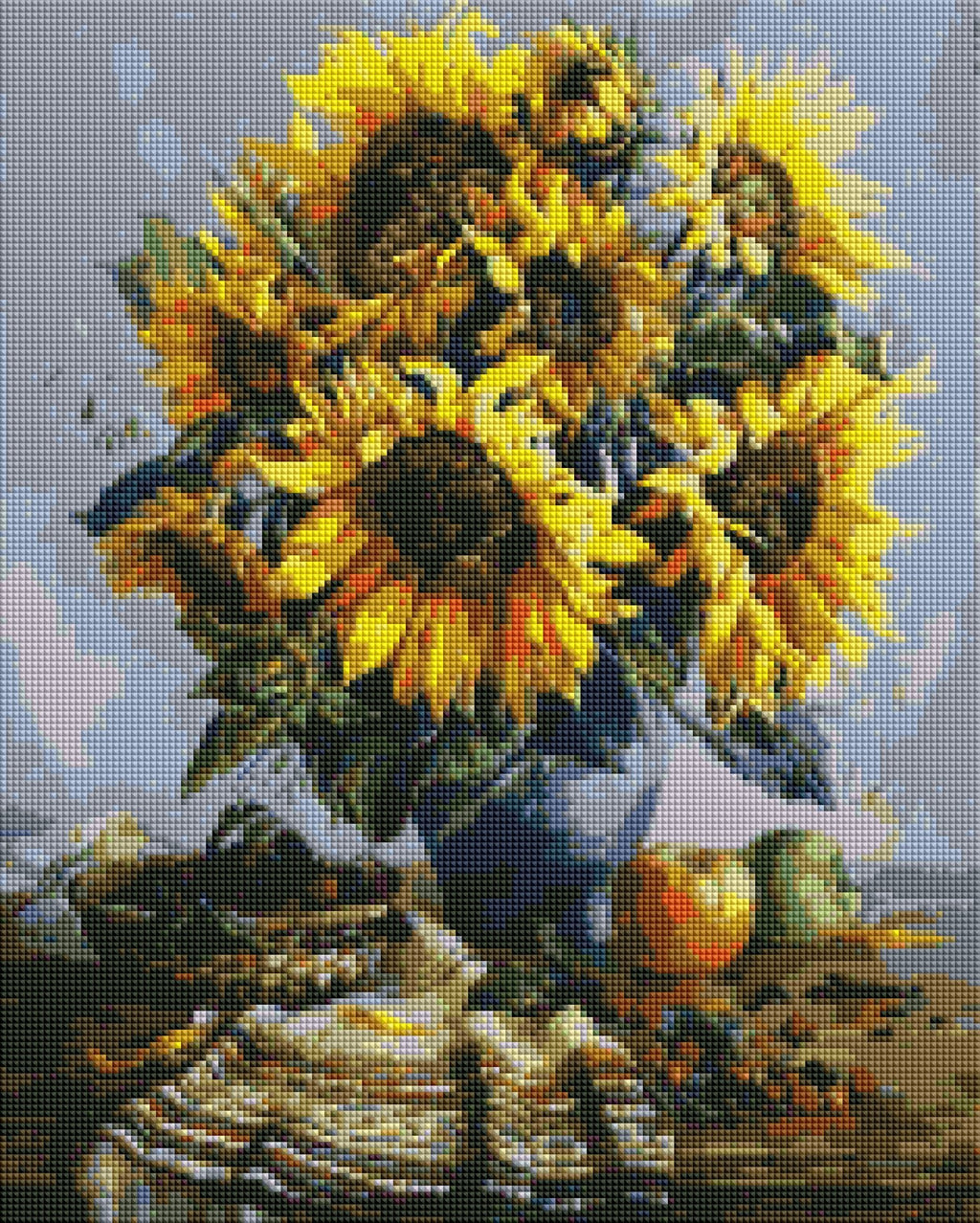 Sunflower Sunshine - Goblen cu diamante - 2 | YEO