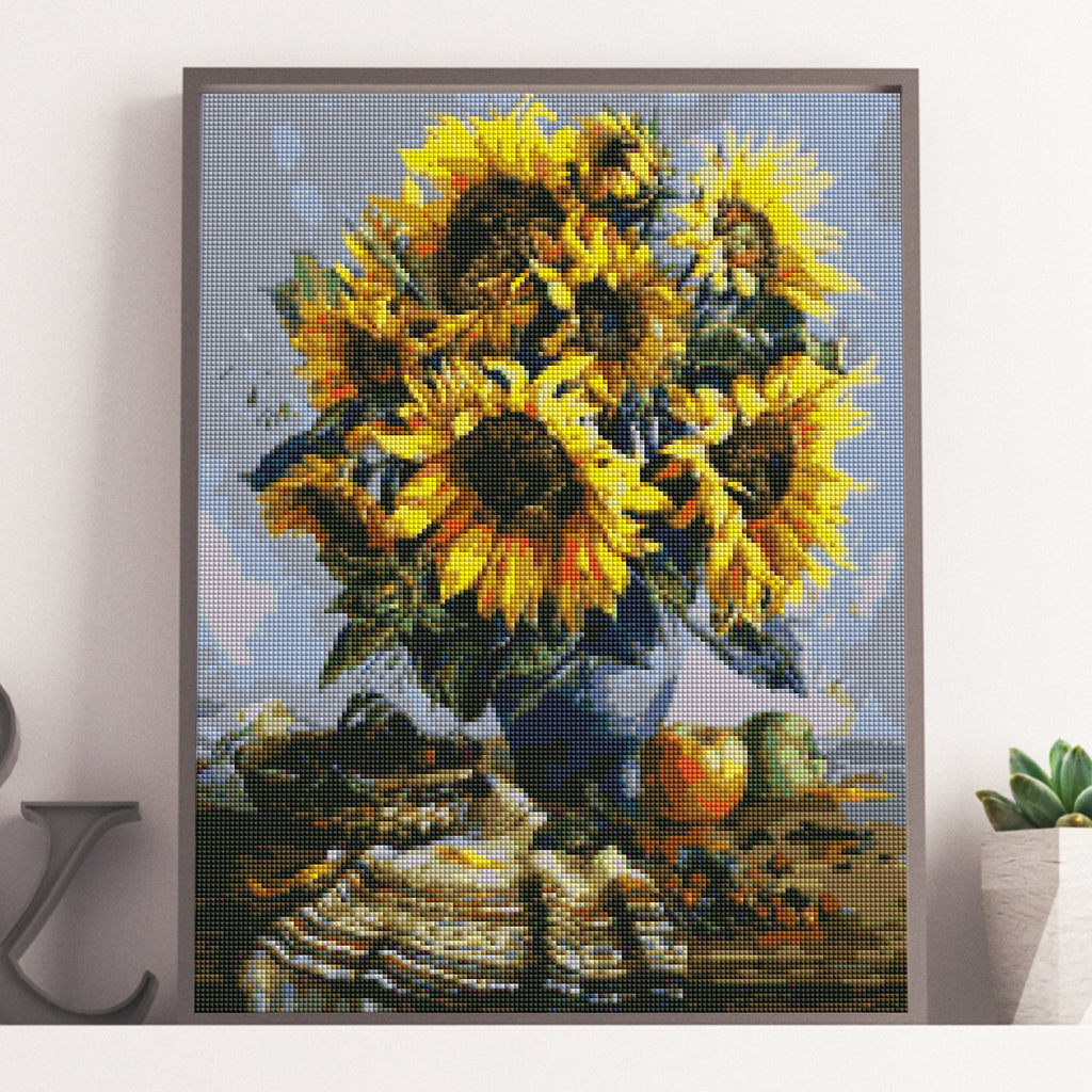 Sunflower Sunshine - Goblen cu diamante - 1 | YEO