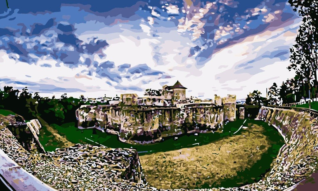 The Fortress of Suceava - Pictură pe numere - 3 | YEO