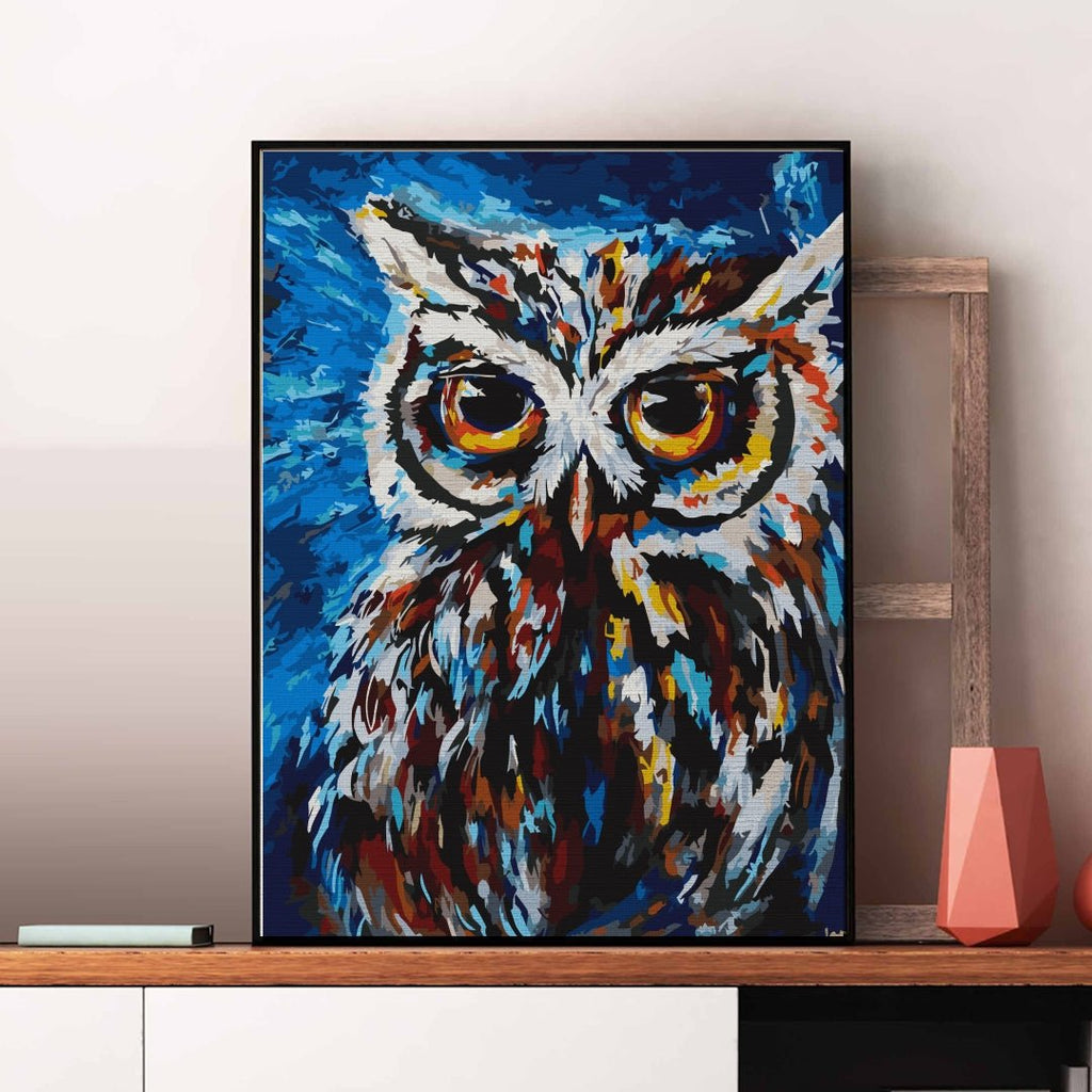 The owl - Pictură pe numere - 1 | YEO