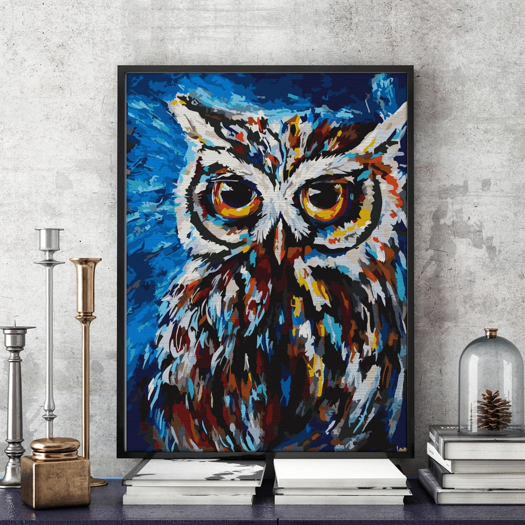 The owl - Pictură pe numere - 2 | YEO