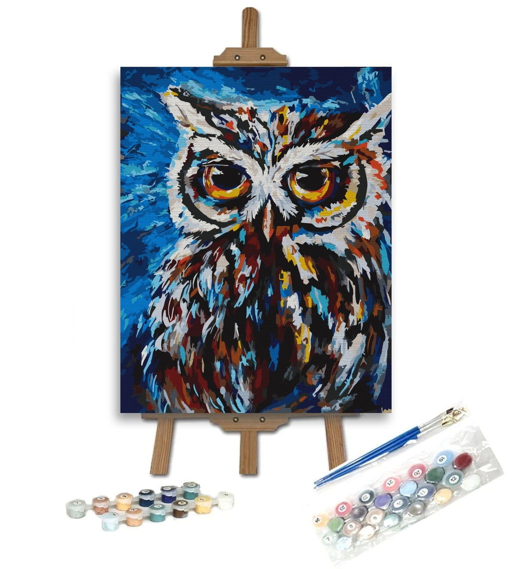 The owl - Pictură pe numere - 3 | YEO