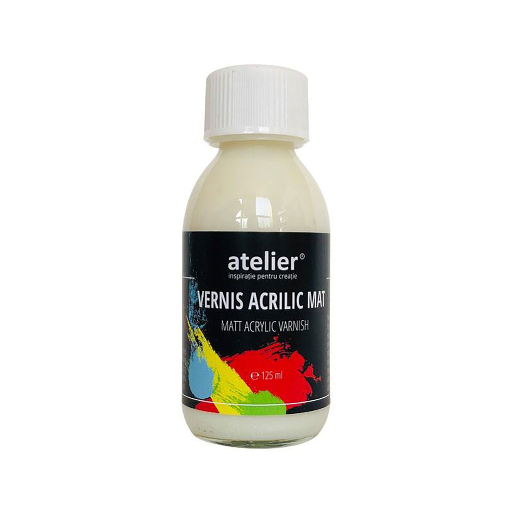 Vernis picturi acrilice, mat, 125 ml, Atelier